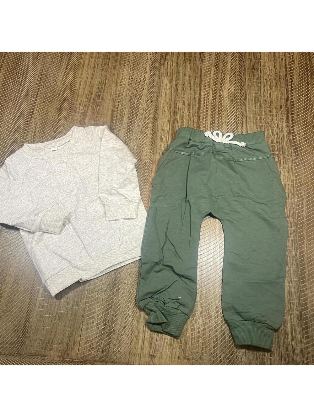 Baby Boy 2 piece long sleeve matching outfit - 12 - 18 Month - NWT